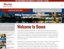 Tablet Screenshot of boonefh.com